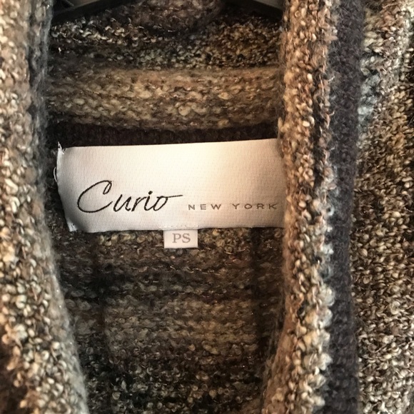 Curio Cardigan with leather trim - Picture 3 of 11